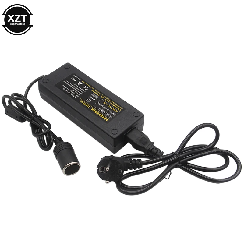 120W 12V 10A Car Inverter Power Supply Cigarette Lighter Socket AC/DC Adapter 220V Charger Converter US EU for Refrigerators