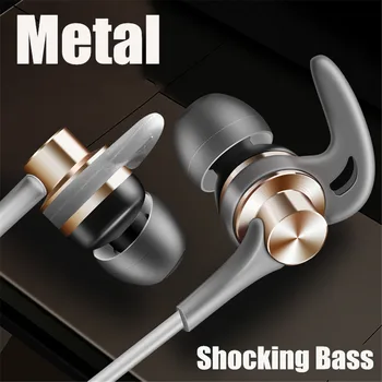 

Ear Wing Steady Super Bass Stereo in ear earphones 3.5mm Jack Wired Headset Earbuds with MIC for iphone Samsung LG