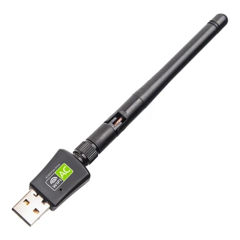 

Free Drive 600Mbps Wifi Adapter Dual Band 5GHz 2.4Ghz 802.11AC Wifi Antenna Dongle Network Card for Laptop Desktop