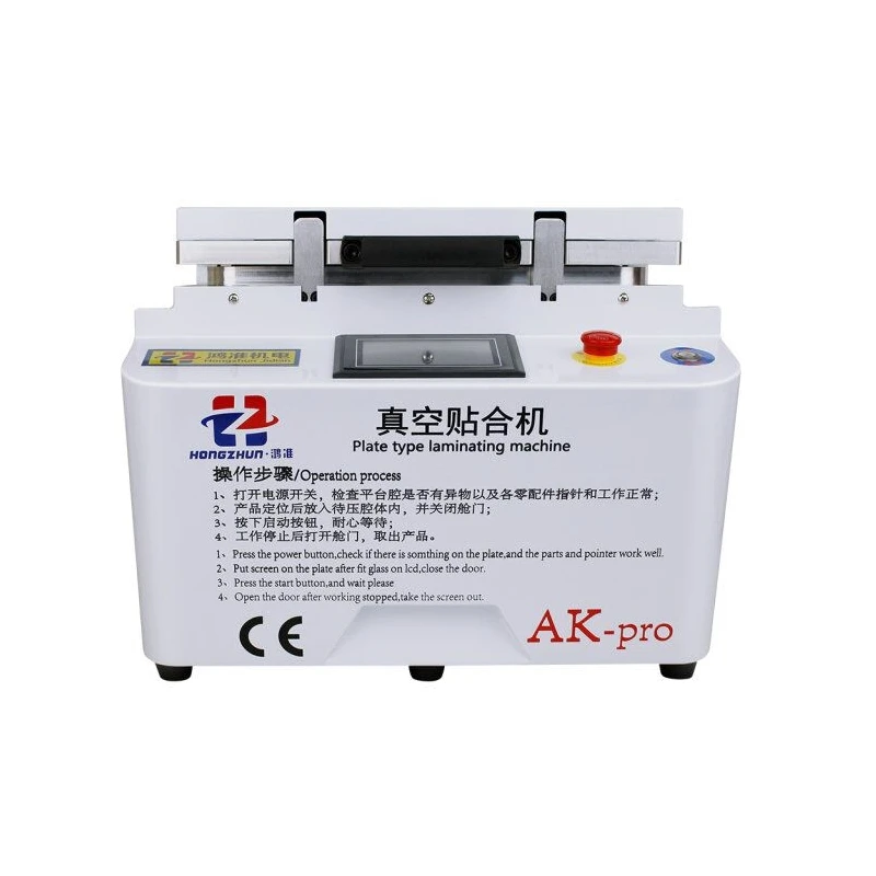  AK PRO New Auto OCA Vacuum Laminator Machine Remove Bubble Machine 12 Inches Combined Laminating an