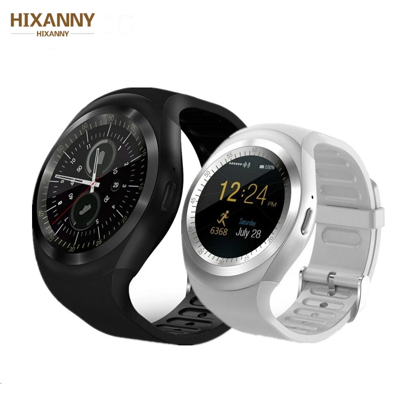 

Smart Watch Bluetooth touch screen Android waterproof sports men and women smart watch with camera SIM card slot PK A1
