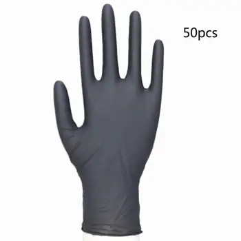 

50 pcs Disposable Nitrile Gloves Anti-static gloves Examination Nitrile Gloves Disposable Working Gloves