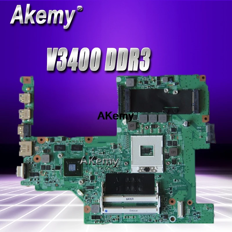 

Laptop motherboard for DELL Vostro 3400 V3400 PC Laptop Mainboard CN-08YN7X 08YN7X DW40 09297-1 48.4ES11.011 full tesed DDR3