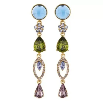

2019 Amybaby Designer High Quality Womens Luxury Vintage glass Stone Womens Necklace Earring Jewelry For Party