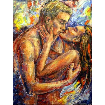 

DIY diamond painting Abstract couple icons 5D drill cross stitch Lovers unfinished decor full square diamond embroidery picture