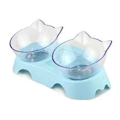 Pet Cat Bowl Dual use cat food Bowls Protect Cervical water Drinking bottle Food Storage Bowl For Dogs Cats pet product