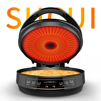 

LIVEN Electric Baking Pan Double-sided Heating Hover Automatic Power-off Pancake Pan Barbecue Machine Crepe Maker Pizza Machine
