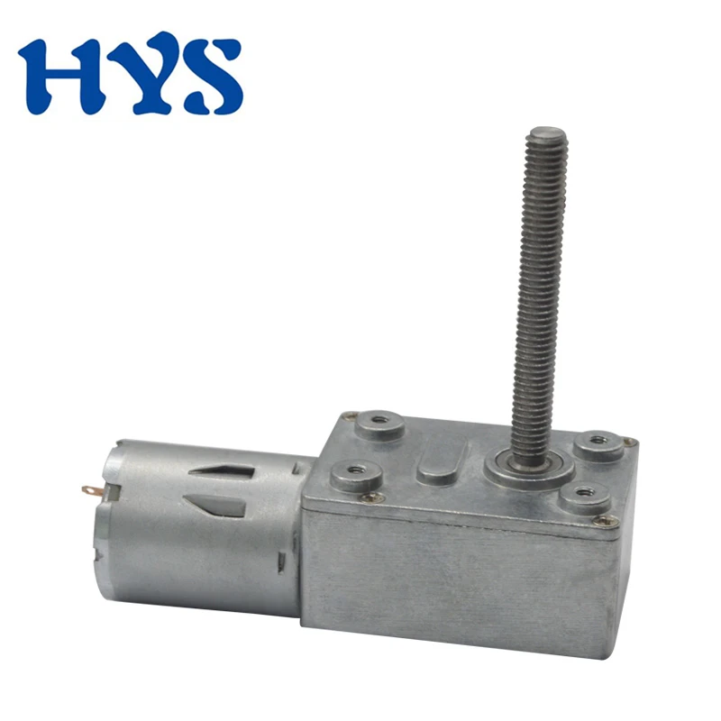 DC 6V 12V 24V Gear Motor Shaft Screw thread M6 50mm Electric Mini Motor Reducer 12 volt V Micro 6/10/18/40/150rpm Motors JGY370