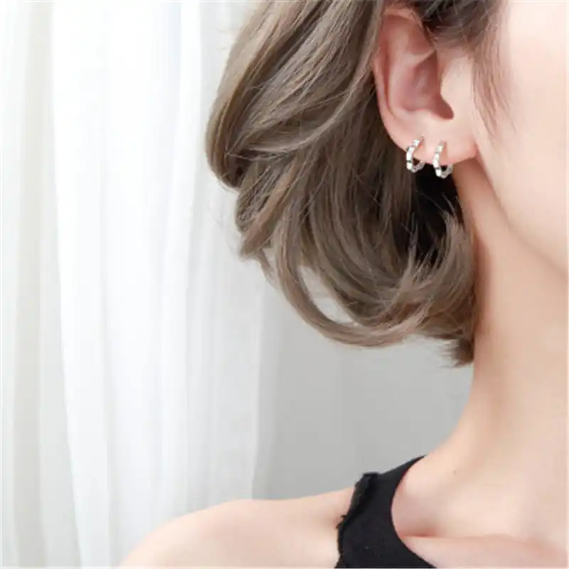 925 серебряные серьги Цветы Знаменитости темперамент Женская мода ювелирные изделия