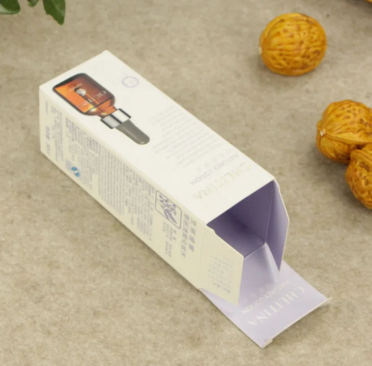  Custom Printing Cosmetics Display Packaging Gift BoxUV Protected foldable printing packaging box --