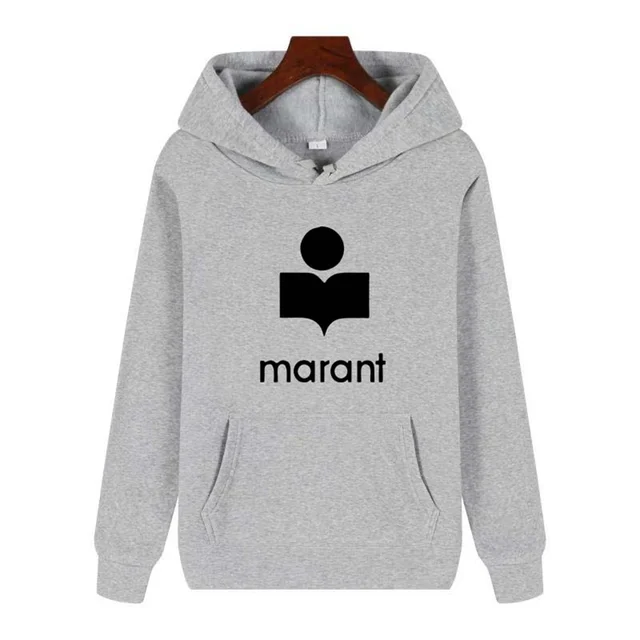 Oversized Women's Marant Sweatshirt Print Hoodie Casual Long Sleeve Women's Sportswear Top Casual Pullover Sweatshirt Women 8
