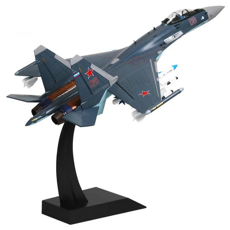 Модель самолета Su 35, модель 1/48 года, военно-воздушные силы СССР, военно-морские силы, военный истребитель, российский самолет, игрушка для взрослых и детей, Подарочная коллекция