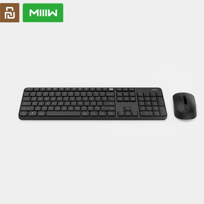 

Набор youpin miiiw беспроводной офисный, мышь и клавиатура, Windows/MAC, переключение одной кнопкой, простой в использовании, легкий, деловой, простой дизайн