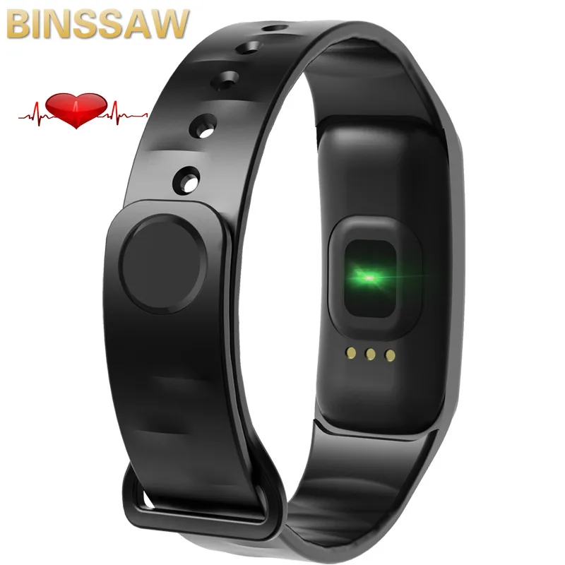 2020  BINSSAW Smart armband Farbe bildschirm Wasserdicht armband herz rate monitor blutdruck messung Fitness tracker band uhren