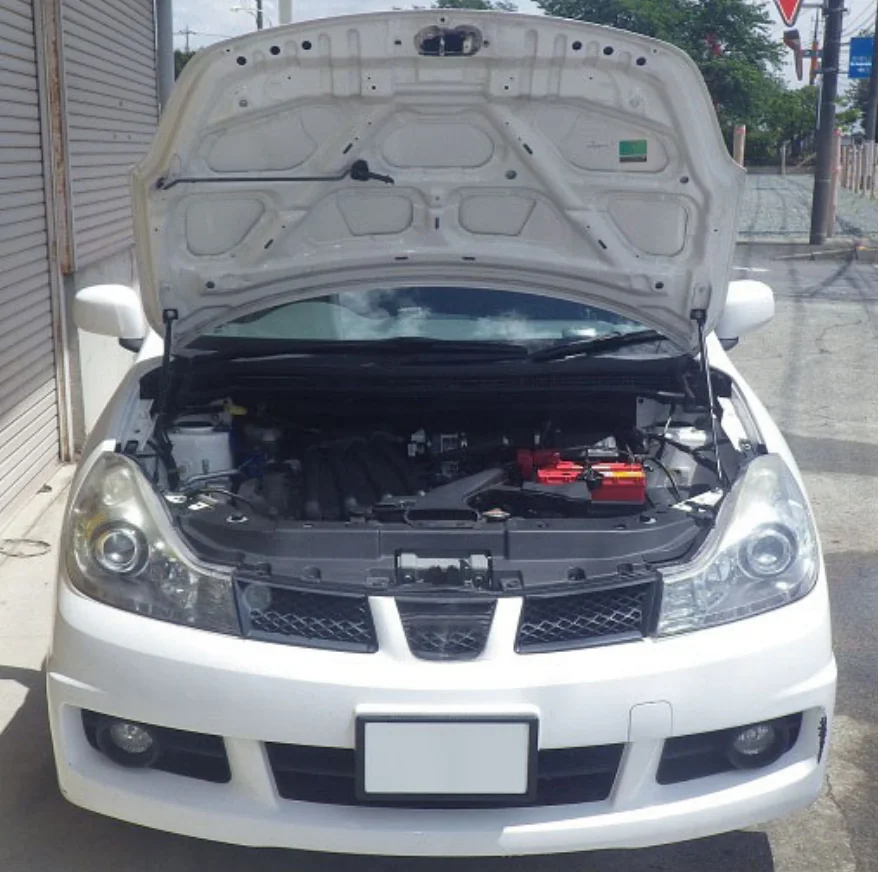 

for 2006-Nissan NV150AD VZNY12 Van Front Hood Bonnet Modify Gas Struts Carbon Fiber Spring Damper Lift Support Absorber