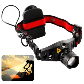 

Zoomable USB Rechargeable Super Bright LED Head Light Flashlight Torch Head Lamp Portable Camping Equipment