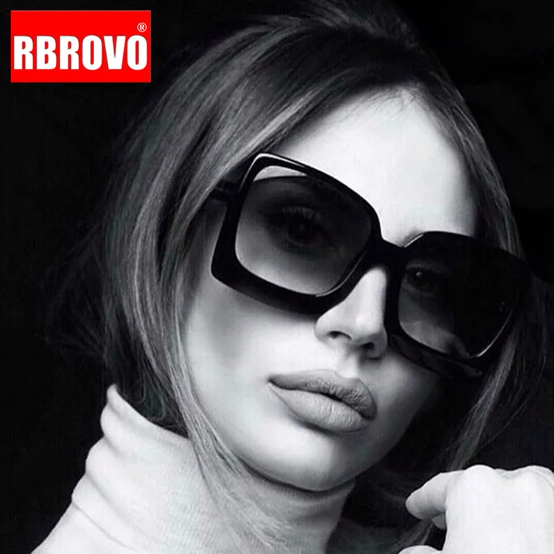 Очки солнцезащитные RBROVO в винтажном стиле для мужчин и женщин шикарные