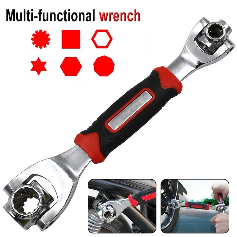 types of hand planes Wrench 48 in 1 Tools Socket Works with Spline Bolts Torx 360 Degree 6-Point Universial Furniture Car Repair 250mm trimming plane