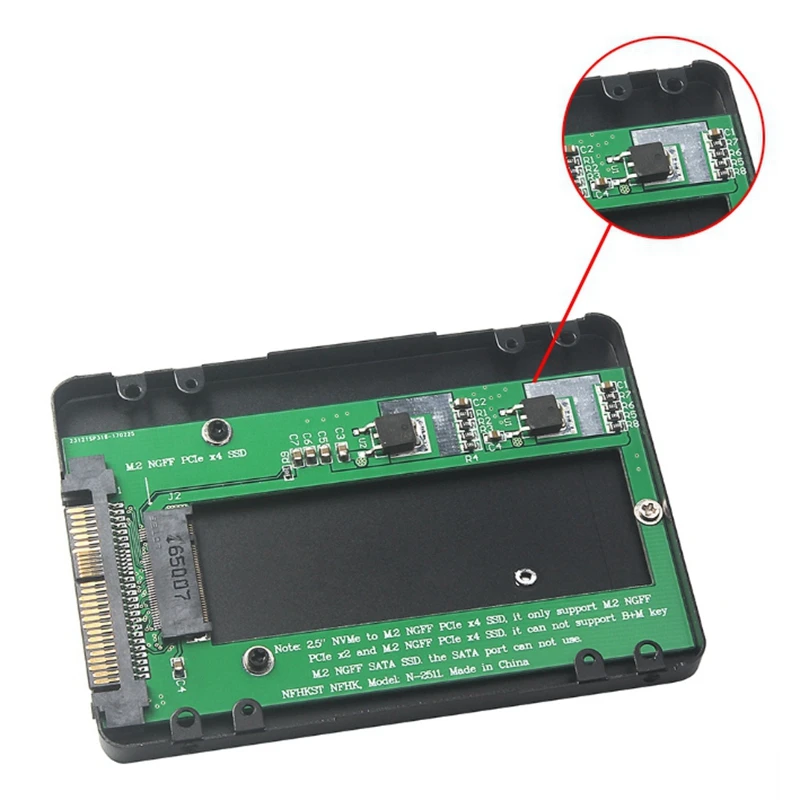 2 5 NVME/PCI E 750 SSD в M.2 NGFF PCIe X4 адаптер Корпус PCI карта|Платы расширения| |