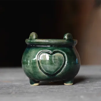 

Niuer Ceramics Hand-Made succulent flower pot Originality Ventilation Property Monkey