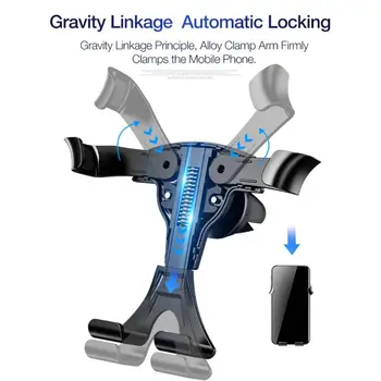 

Car Accessories Bracket Smart Phone Gravity Holder Air Vent Clip Mount Stand B36B