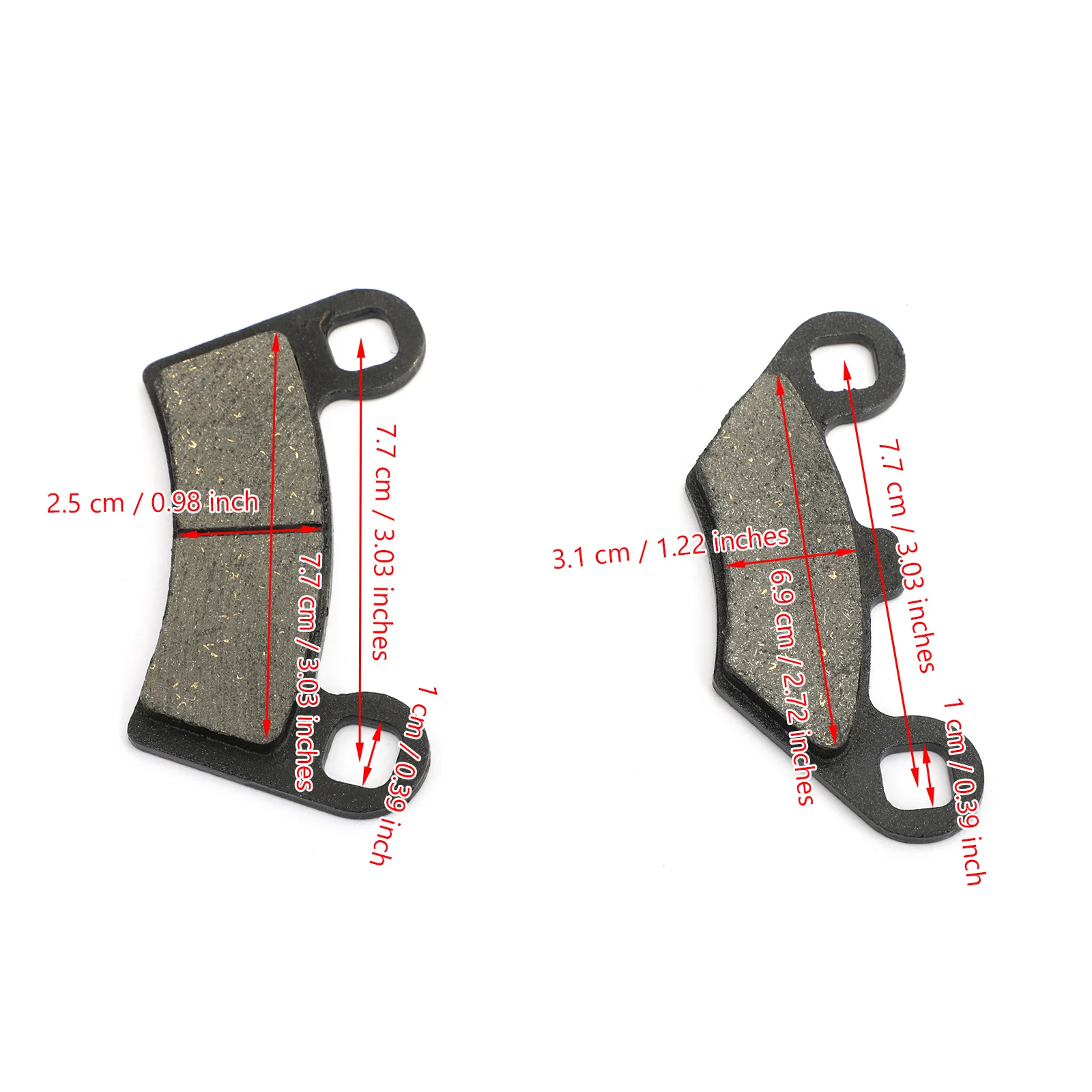 Areyourshop для Polaris Razor RZR 800/RZR 800 S/RZR 800 EPS/RZR 570 передние и задние тормозные колодки RZR 570 EPS
