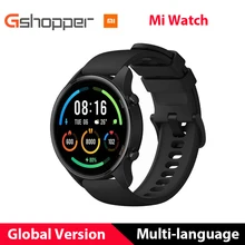 Глобальная версия Mi Смарт часы GPS фитнес-трекер умные часы Xiaomi цвет 5ATM водонепроницаемой экш-монитор сердечного ритма 1,39 дюймов экран с орга...