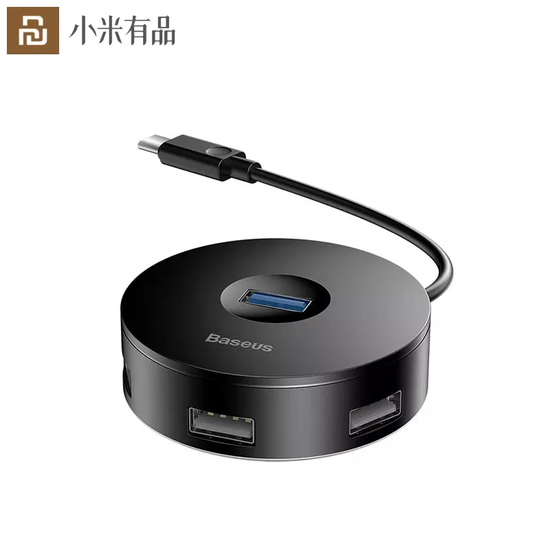 

Youpin Type c HUB Adapter Round Box Dock High Speed Type C 3.0 HUB USB 2.0/3.0 Splitter Expander For Macbook Pro Huawei Mate