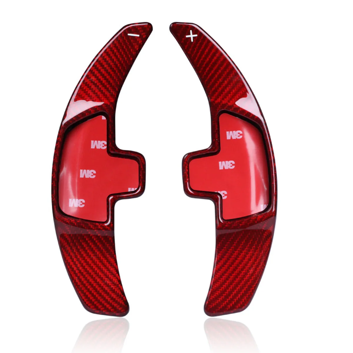 Red Рулевое колесо сдвиг весло подходит для Benz A B C E S класс C117 W218 X156 X205 C292 углеродное волокно аксессуары - Цвет: Red