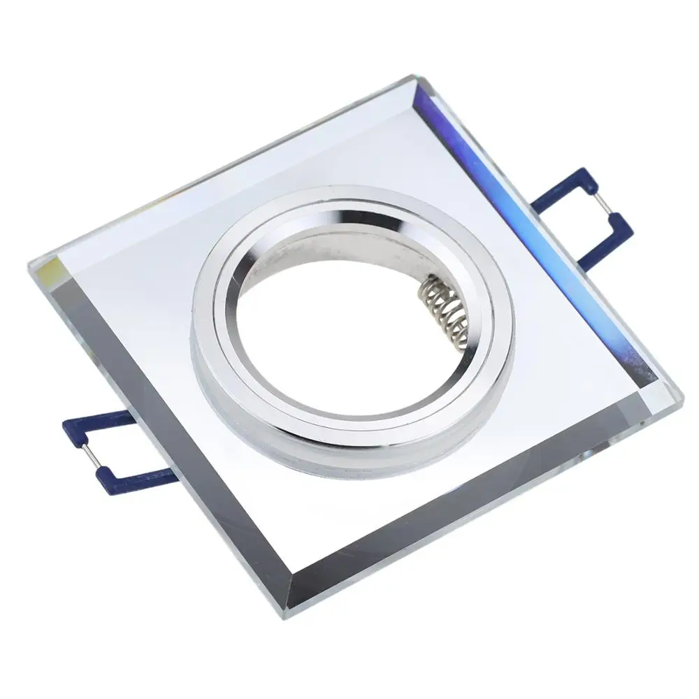 Recessed Spotlights Crystal Glass SMD LED Black Clear White GU10 Recessed Spot 230V MR16
