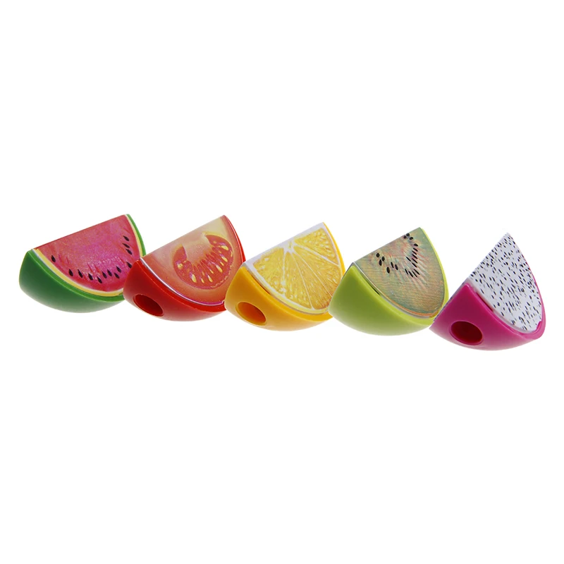 Kawaii Fruit Hand Pencil Sharpener Child Fanny Stationery School Supplies Papeleria Taille Crayon Tempera Matite