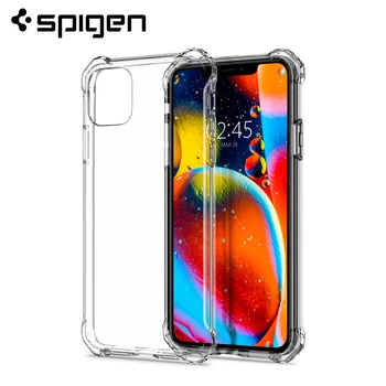 

Spigen Rugged Crystal Case for iPhone 11 Pro Max / 11 Pro / 11 - MIL-STD-810 Protection Flexible TPU Crystal Clear Case