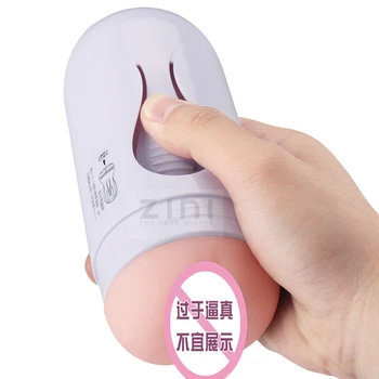ZINI Male Masterbator Male Sex Toys Manual Clip Suck Masturbation Cup For Adult Toys Men Sex Machine