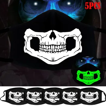 

Printing Cotton Mask Personalized Fashion Luminous Elastic Mouth Face Mask Washable Reusable Breathable Mouth Mask Mondkapjes