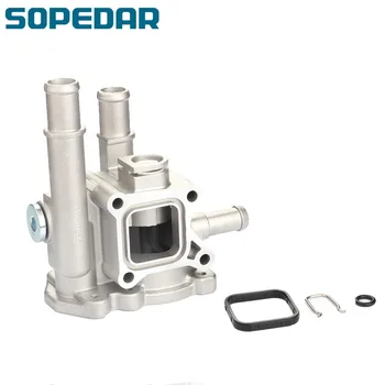 

SOPEDAR Engine Coolant Aluminum Thermostat Housing Cover for CHEVROLET CRUZE SONIC TRACKER Opel ASTRA ZAFIRA C 96817255 96984103