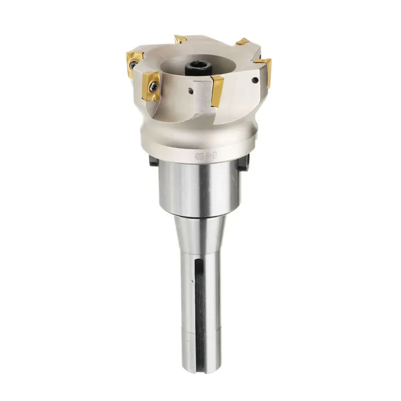 

400R 80mm Face End Mill CNC +R8 FMB27 Tool Holder + 6pcs APMT1604 Carbide For Milling Most Materials Multi Tools