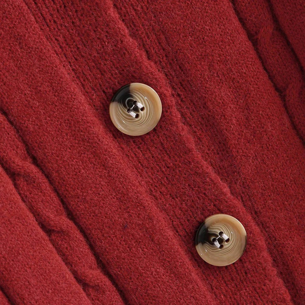 JAYCOSIN, вязаный кардиган, Женское пальто, однотонное, весна и осень, модный, v-образный вырез, длинный рукав, кроше, вязаный свитер, пальто, топы, хит 9906