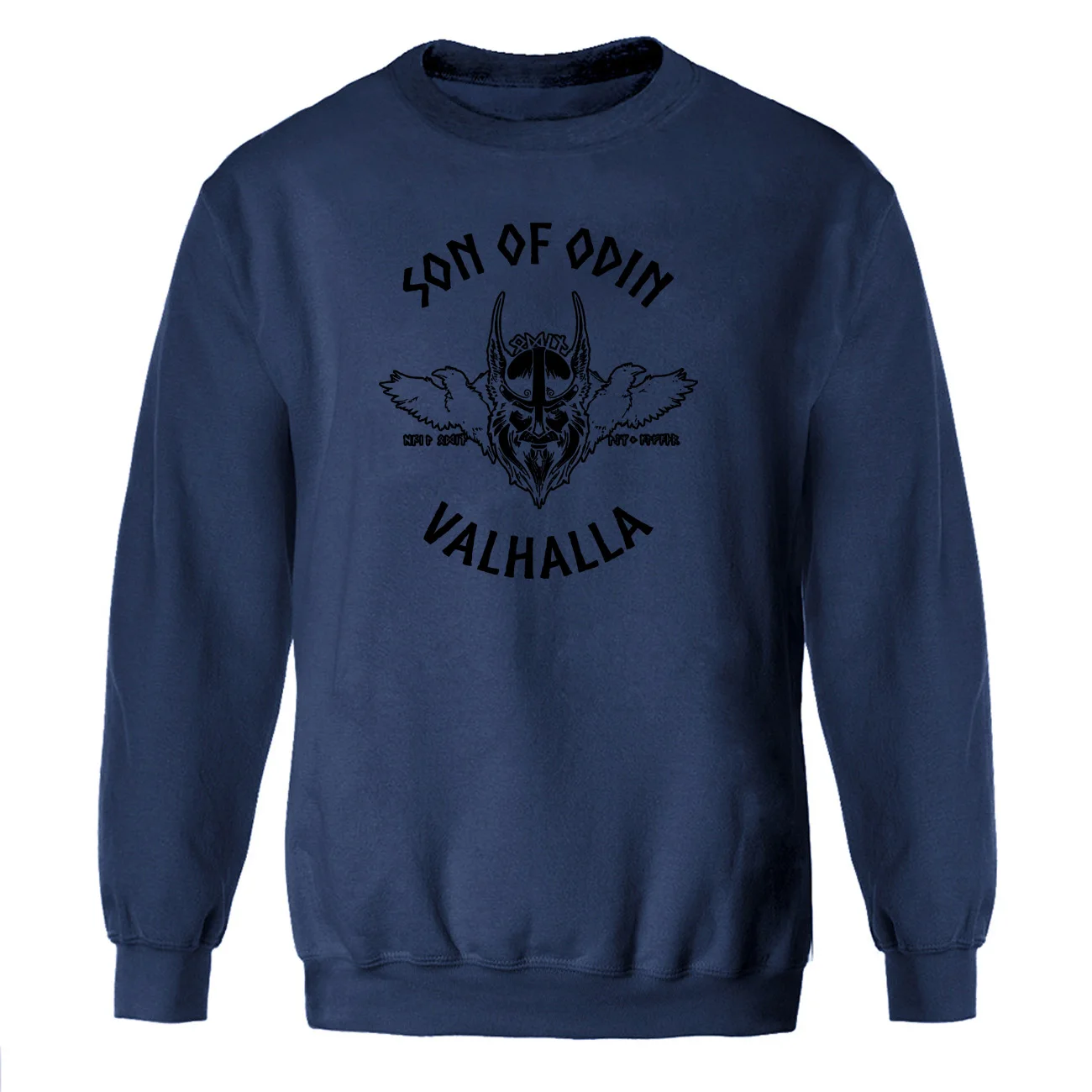Odin Vikings Son Of Odin, свитшоты, толстовки, мужской свитер с круглым вырезом, сыны Анархи, зима-осень, уличная одежда - Цвет: dark blue 1