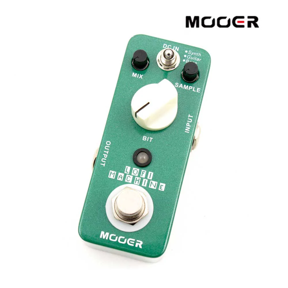 MOOER Lofi машина Образец Снижение цифровой гитары педаль эффектов 3 режима True Bypass полный металлический корпус для гитары Запчасти и аксессуары