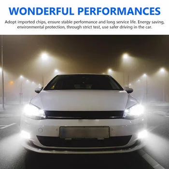 

Accessories Fog Driving Light Lamp Universal DC12V-24V LED Headlight Bulbs