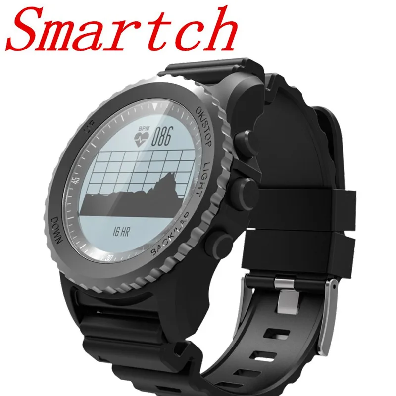 

Smartch New Professional Outdoor Sport Smart Watch S968 with GPS Heart Rate Monitor Altitude Meter Pressure for Android