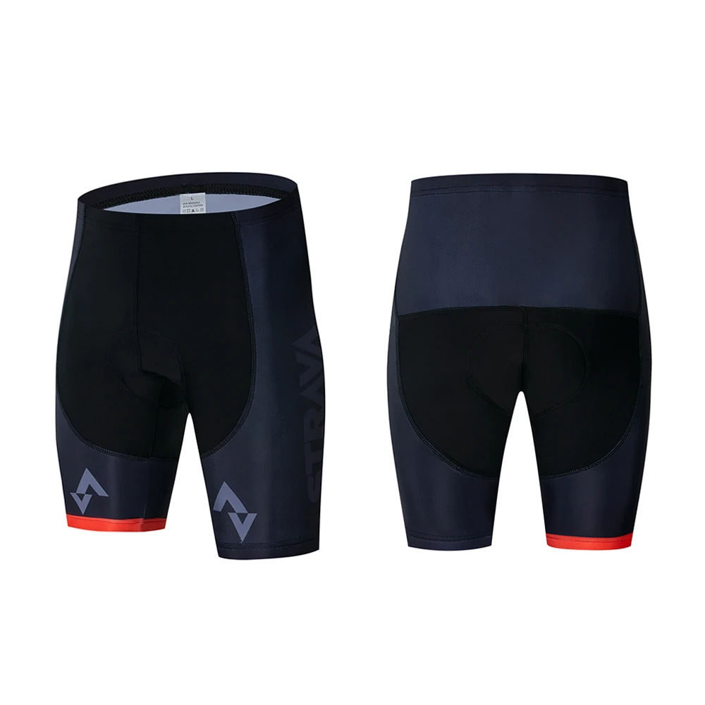 one shorts STRAVA велосипедные шорты с нагрудником 9D гелевая накладка мужские Нескользящие велосипедные шорты для велоспорта MTB велосипедные колготки MTB гоночный велосипедный короткий нагрудник брюки - Цвет: one shorts