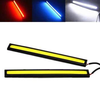 

2x Car Styling 17cm COB LED Strip Driving Daytime Running Light Strip Waterproof Auto Car Driving DRL Fog Lamp Car Working Light