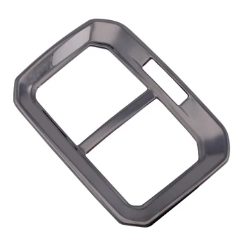 

Stainless Steel Titanium Black Inner Rear Armrest Box Air Vent Outlet Cover Trim Frame Car Fit For VW Tiguan MK2 2016 2017 2018
