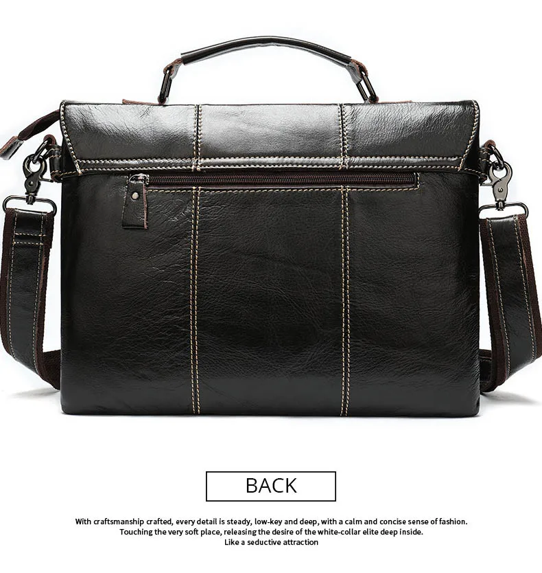 Мужской портфель, деловая мужская сумка, натуральная кожа, сумка для ноутбука, деловой мужской портфель, Офисная сумка на плечо для ноутбука