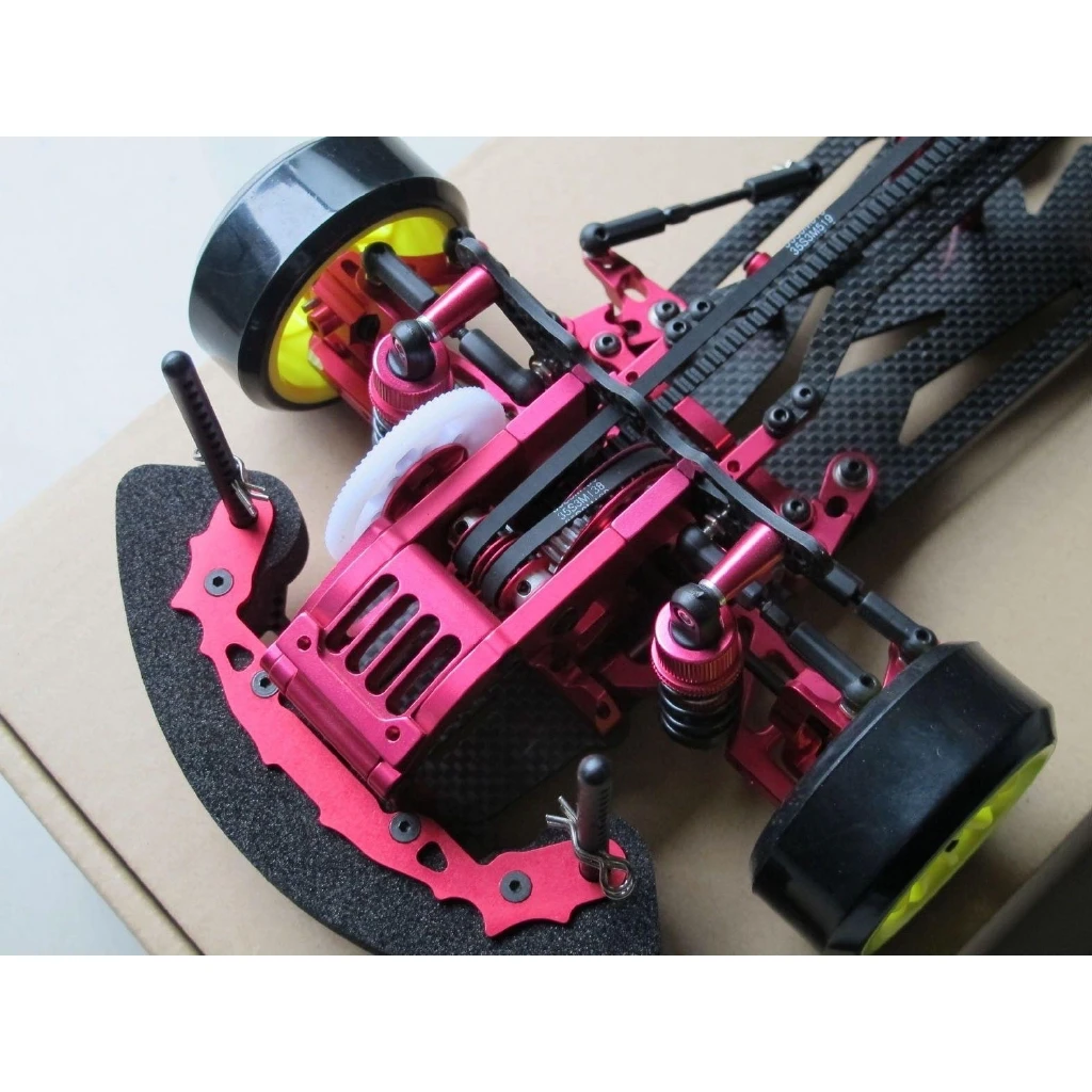 Сплав и углерод Сакура D3 CS 1:10 4WD Дрифт гоночный автомобиль рама кузова и передний односторонний