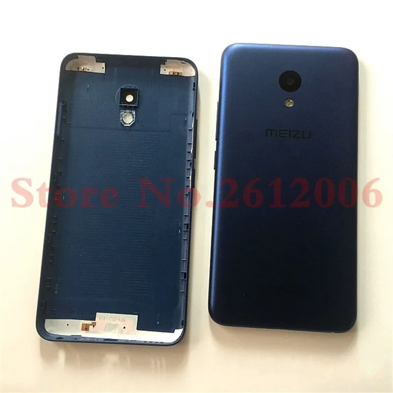 Original New Metal Cover Case For MEIZU M5 Back Battery Cover Housing Replacement Parts With Side buttons+Camera lens