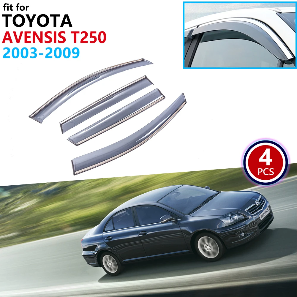 Для Toyota Avensis T250 2003 2004 2005 2006 2007 2008 2009 оконный козырек вентиляционные навесы защита