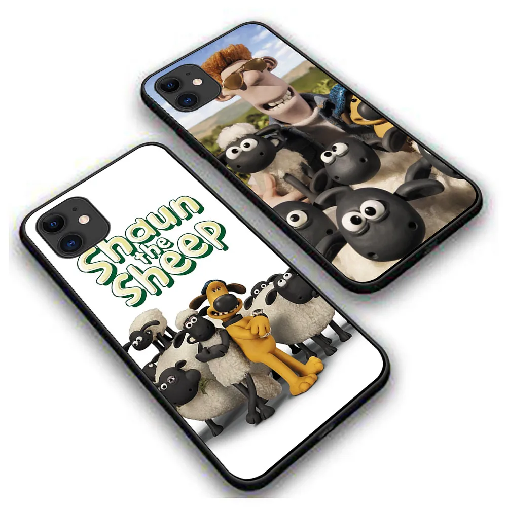 Чехлы для телефонов Shaun the Sheep cartoon Farmageddon для iphone 6S 6 7 8 Plus черный силиконовый чехол для iphone 11 Pro MAX X XS XR