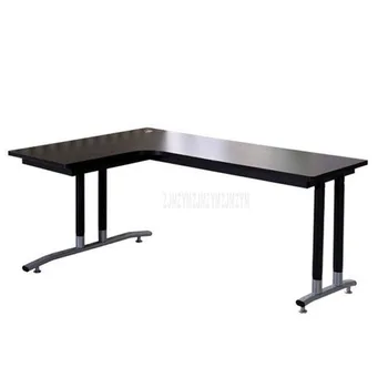 

180*120cm L-Shape Office Writing Computer Desk Wood Desktop Right-angle Laptop Table Home Study Corner Computer Desk Steel Frame